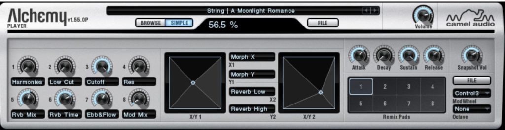 Section Perform et Macro Control Alchemy