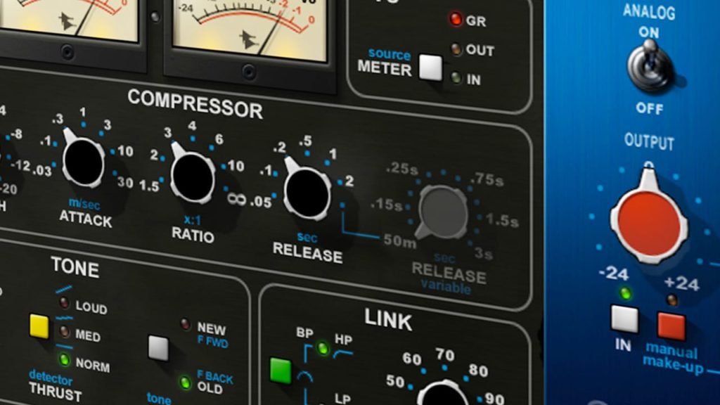 compression dynamique du son (plugins Waves audio)