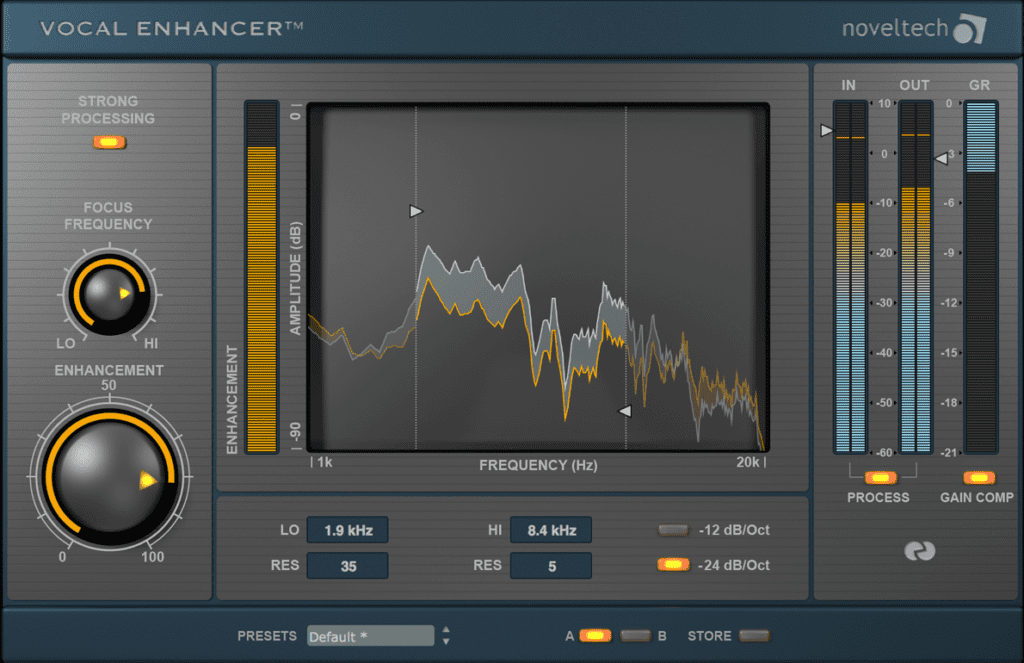 plug-in audio Noveltech Vocal Enhancer